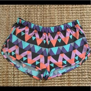 Multi color geometric Lounge, Beach, Sleep SHORTS